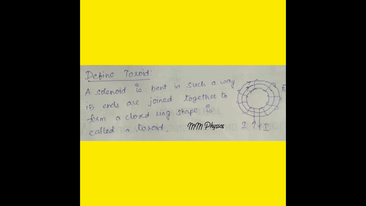 Define Toroid