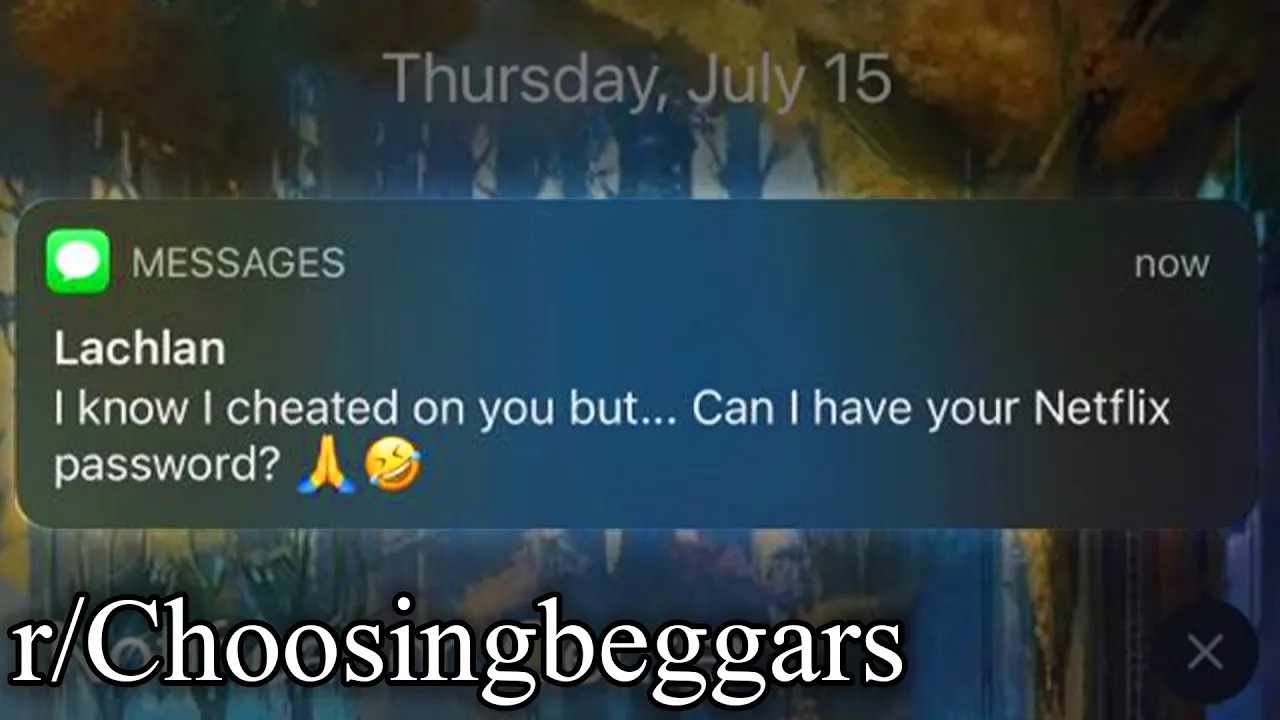 reddit's choosing beggars