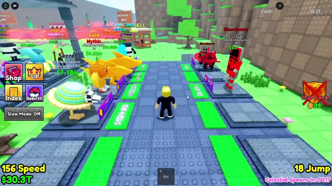 Roblox:Playing Escape Tsunami For Brainrots 