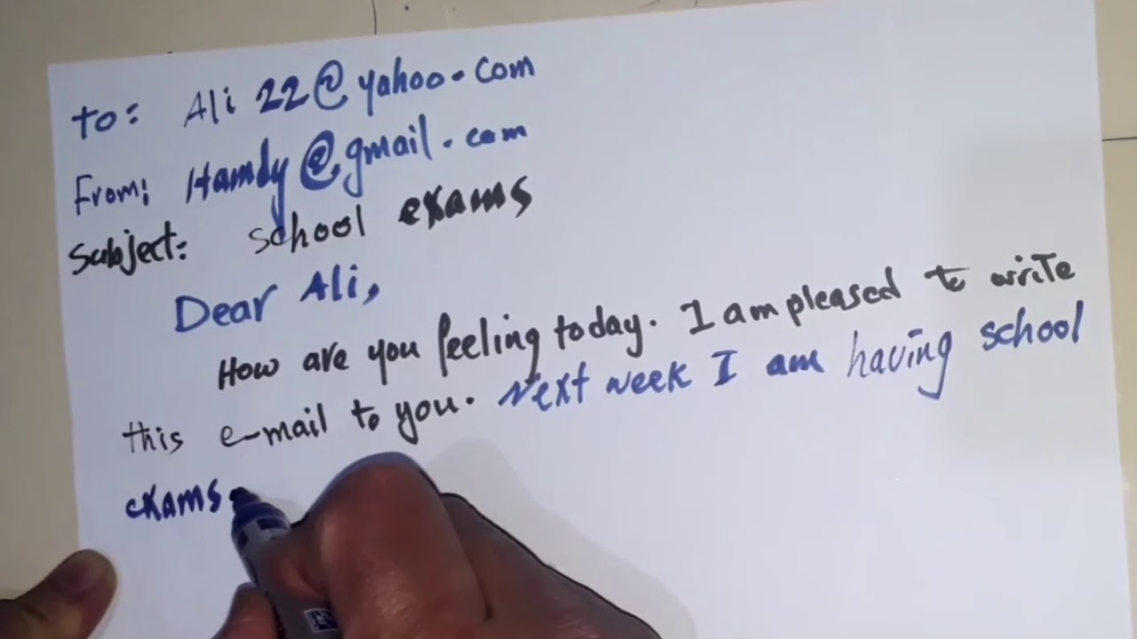 كيف تكتب ايميل باللغة الانجليزية  بطريق سهله جدا