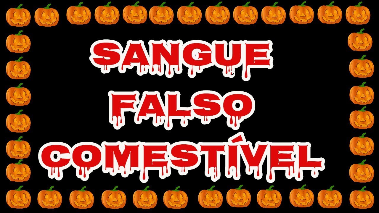 Como Fazer Sangue Falso Comestível Especial Halloween - Olha O Que Eu Vi