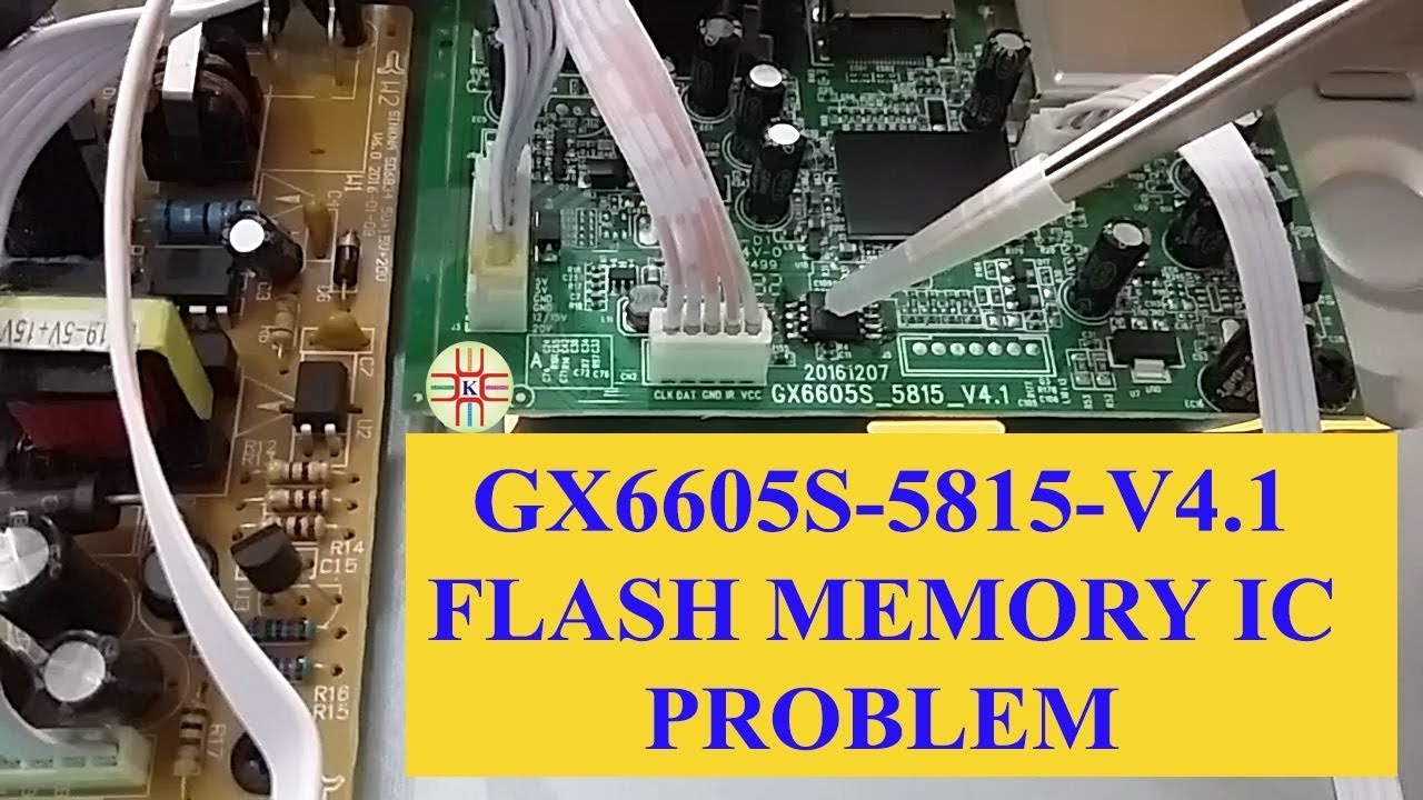 How to Resolve Display Issue of GX6605S-5815-V4.1 Receiver by Replacing of Flash Memory IC in Urdu