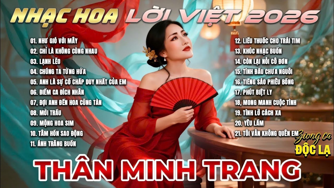 Lk Disco Hải Ngoại Kinh Điển 2026- Th&acirc;n Minh Trang (Giọng ca Đa Thể Loại) |Mộng Hoa Sim, Lạnh Lẽo...