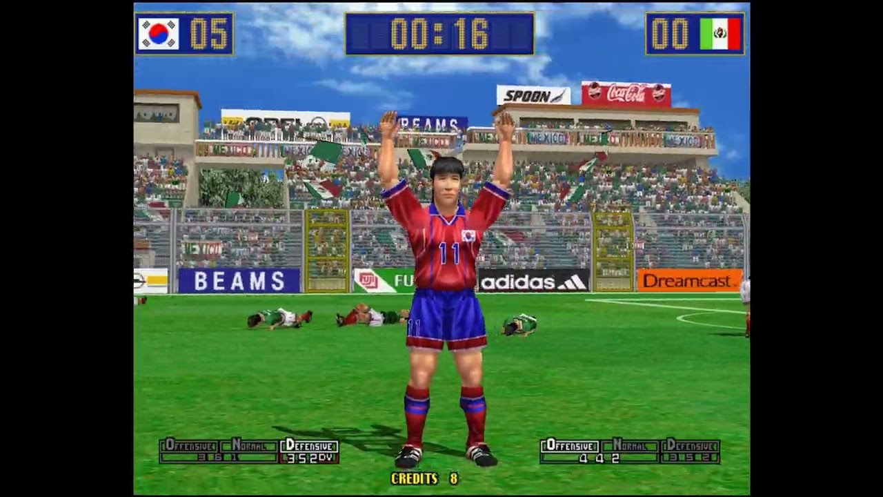 Many scoring match(Korea 6 : 0 Mexico)