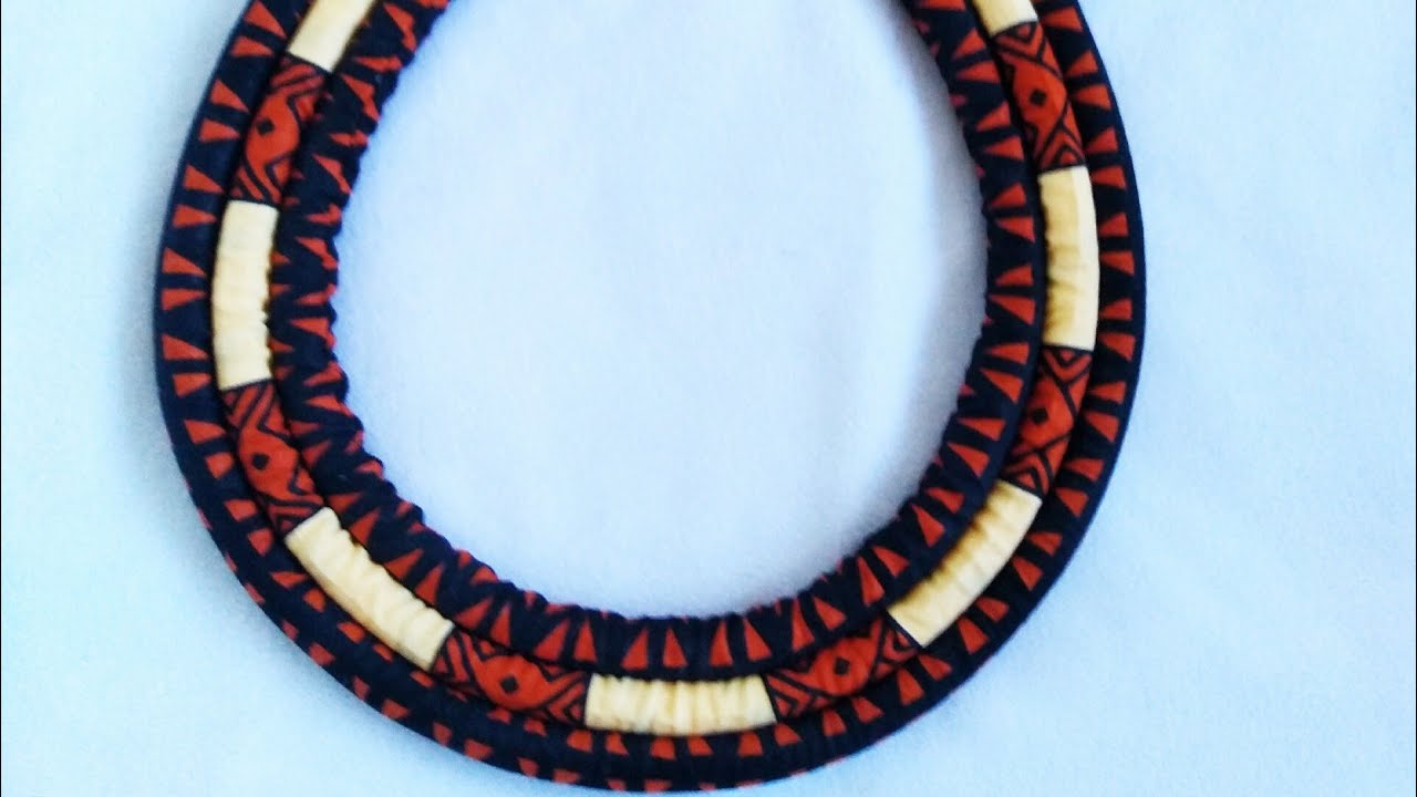 EASY DIY | HOW TO MAKE TRIBAL ROPE NECKLACE | ElaineAfricanFab