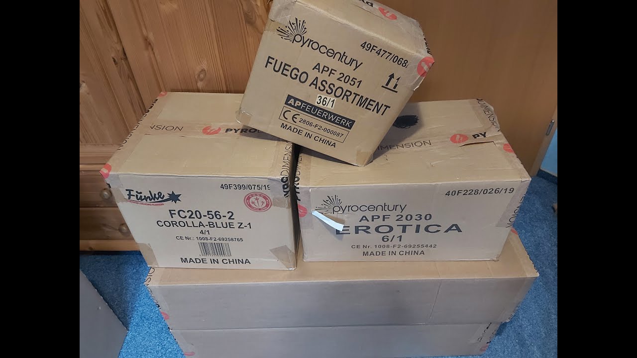 Pyrodimension Bestellung 2022 | Feuerwerk Unboxing XL
