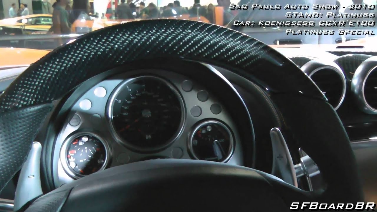 Salão do Automóvel 2010 - Koenigsegg CCXR E100 Platinuss Special @ Sao Paulo Auto Show 2010