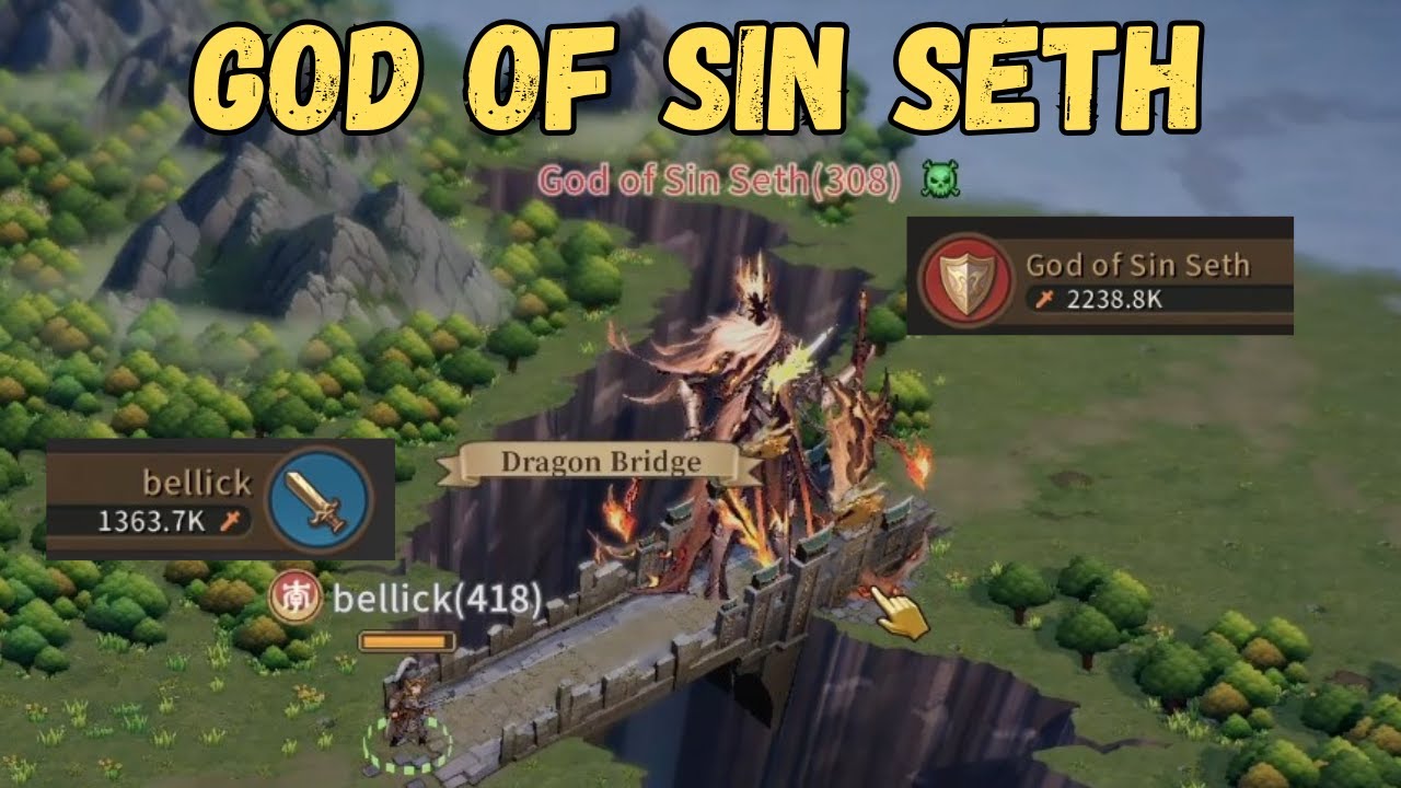 Crown and Adventure demo hardest boss, God of Sin Seth