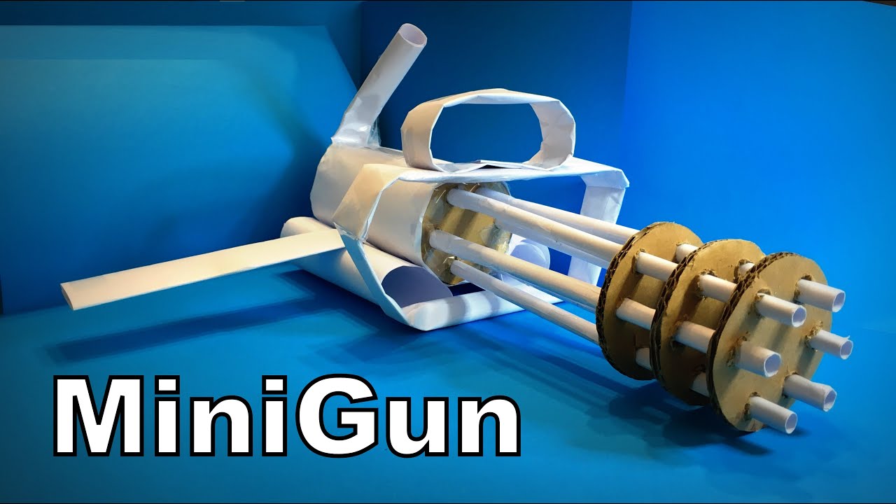Как Сделать Бумажный Миниган M134 / M61 / M116 / XM214 PUBG Mobile