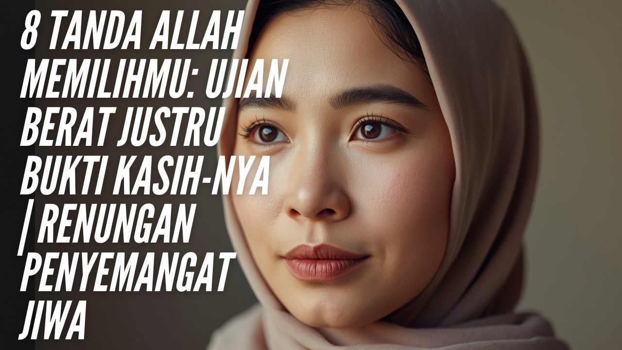 8 Tanda Allah Memilihmu: Ujian Berat Justru Bukti Kasih-Nya | Renungan Penyemangat Jiwa