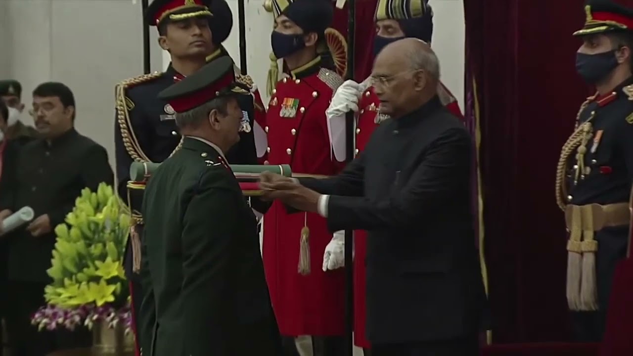 President Kovind presents Ati Vishisht Seva Medal to Major General Pawan Anand (Retired.)