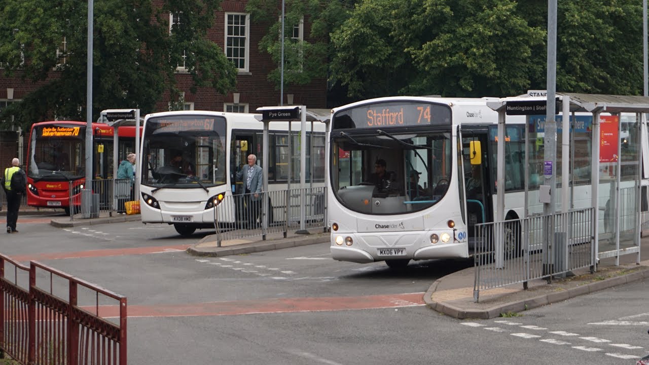 Buses at Cannock Bus Station 14/8/2024