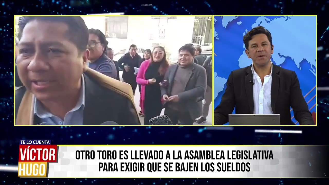 LEOPOLDO CHUI LLEVA UN TORO AL LEGISLATIVO PARA REDUCIR SALARIOS DE DIPUTADOS Y SENADORES