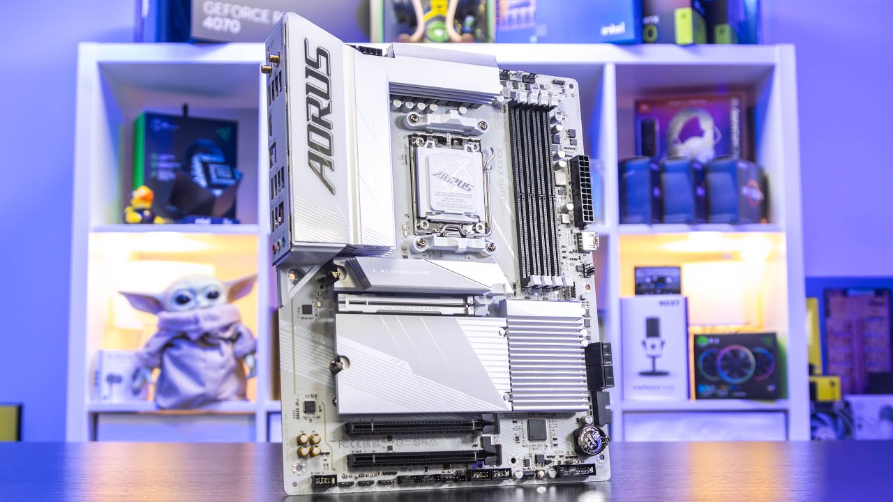 This Motherboard Is GORGEOUS! - Gigabyte B650E AORUS ELITE X AX ICE - Unboxing & Overview! [4K]