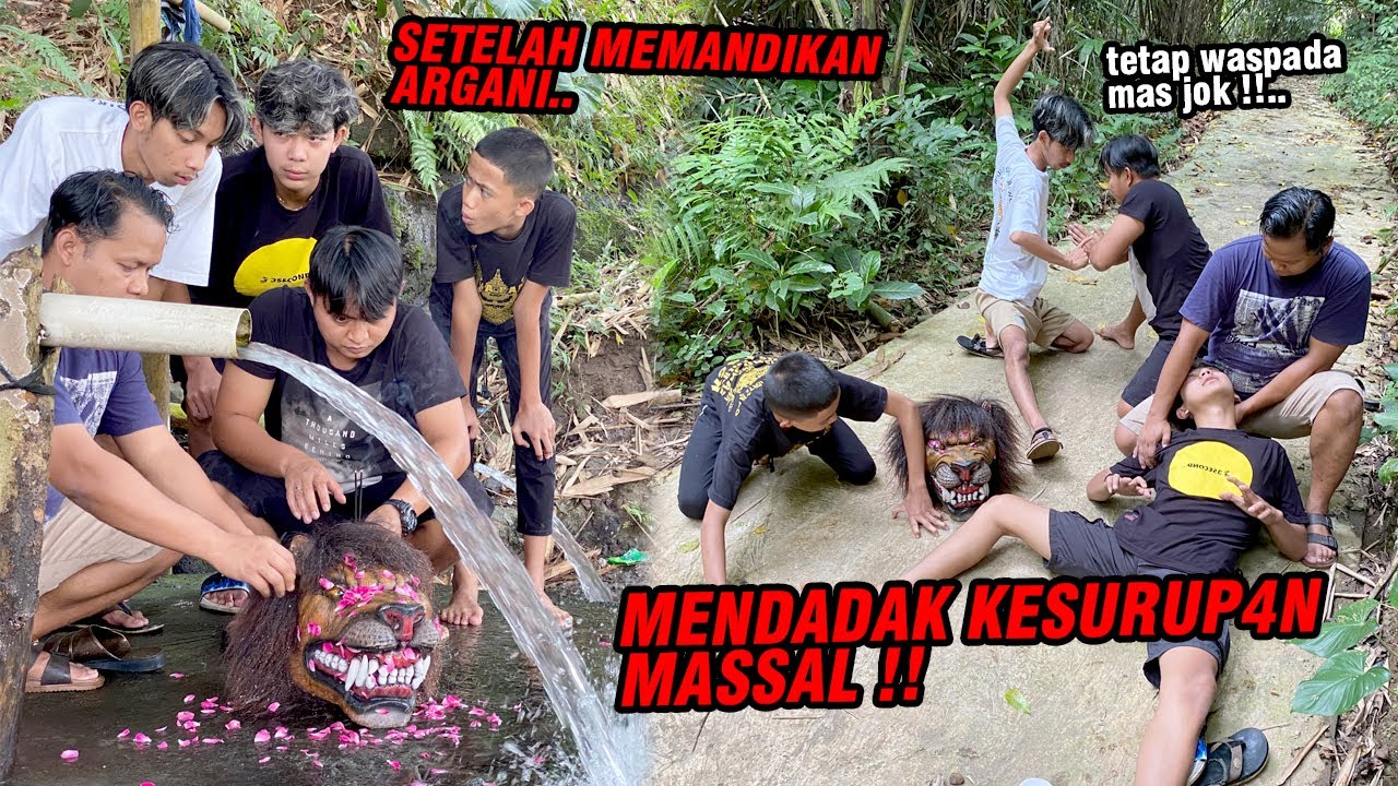 Mandiin barongan di sungai keramat !! NEMO, ENTHUL, & BOY LANGSUNG GAK SADARKAN DIRI