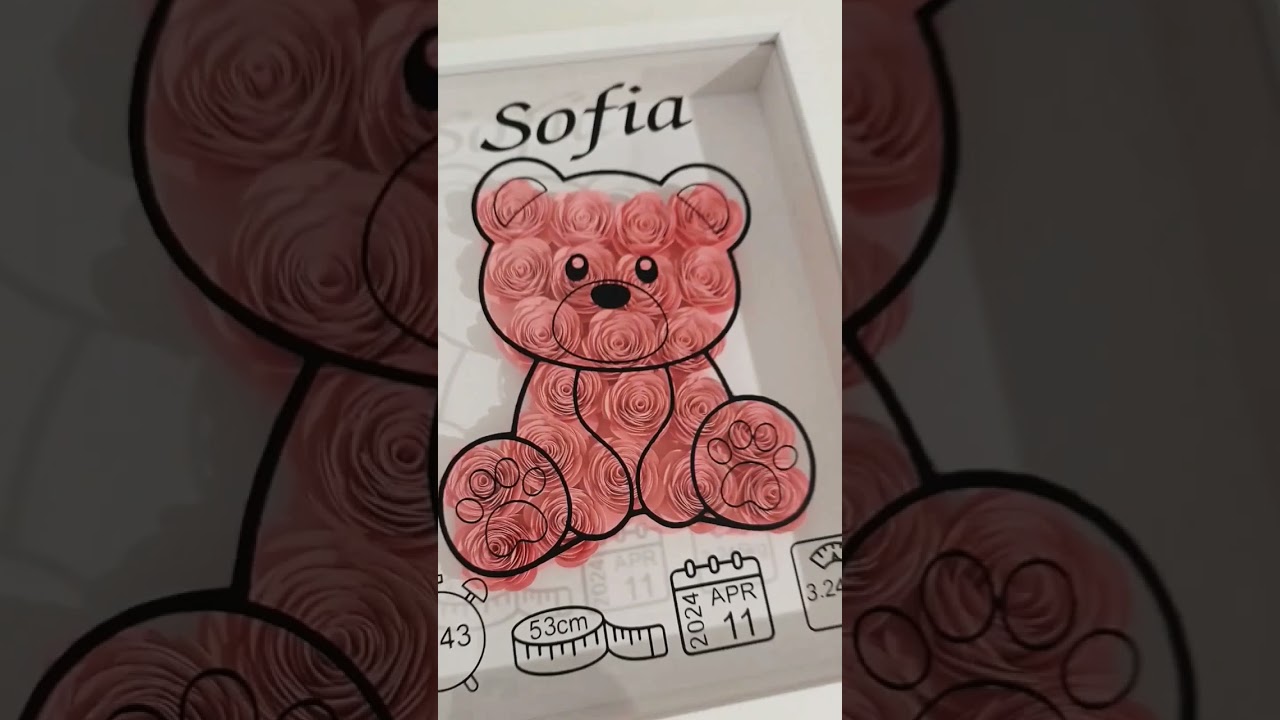 Idee quadro nascita personalizzato Regalo personalizzato DIY #regalihandmade #diy #ideas