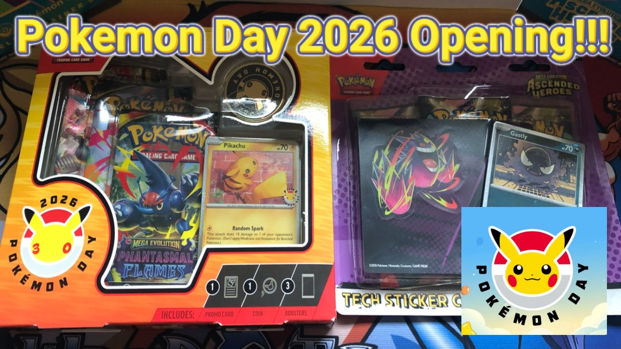 Pokemon Day 2026 30th Anniversary Collection Box and Ascended Heroes Card Opening.