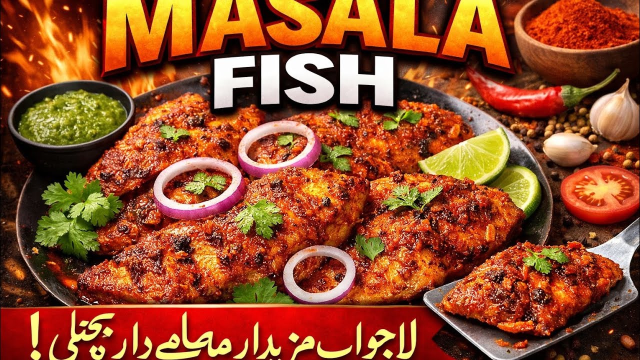 HOW TO MAKE DELICIOUS AND CRISPY MASALA FISH