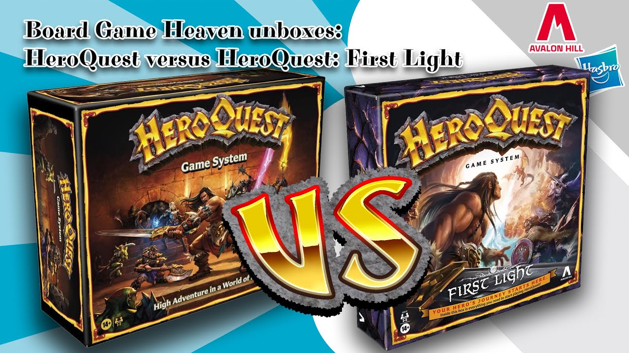 Board Game Heaven Unboxing 237: HeroQuest VS First Light - What are the differences?