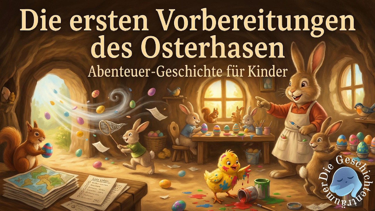 Die ersten Vorbereitungen des Osterhasen – Ein fröhliches Frühlingsabenteuer