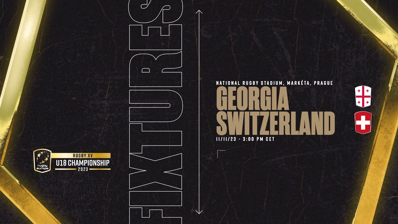 GEORGIA v SWITZERLAND - RUGBY EUROPE U18 CHAMPIONSHIP 2023