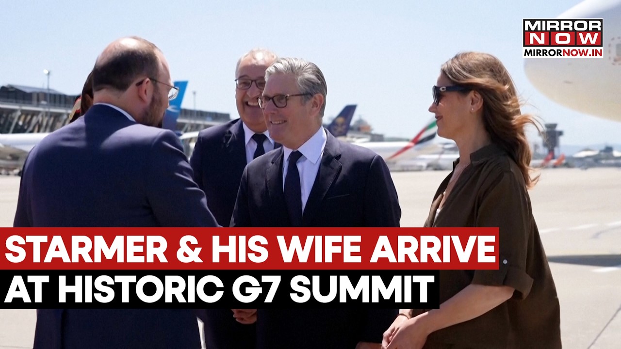 High Stakes G7 Summit: UK PM Starmer & His Wife Arrive In France For The Historic Event