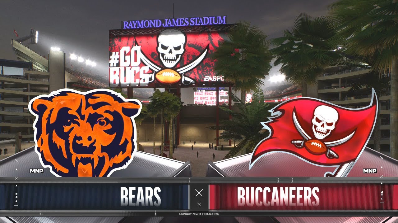 Madden NFL 26 - Chicago Bears Vs Tampa Bay Buccaneers PS5 Simulation Full Gameplay