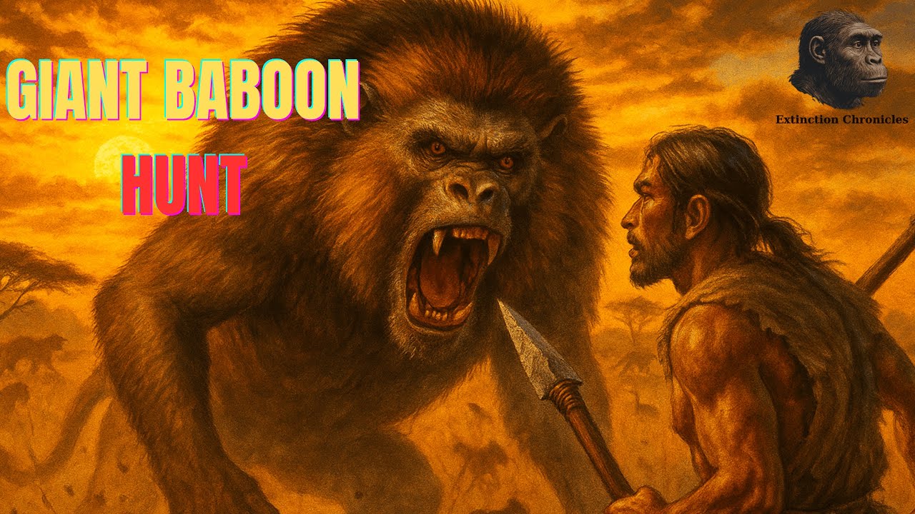 When Our Ancestors Hunted Giant Baboons | Theropithecus oswaldi &ndash; Ice Age Grassland Ruler