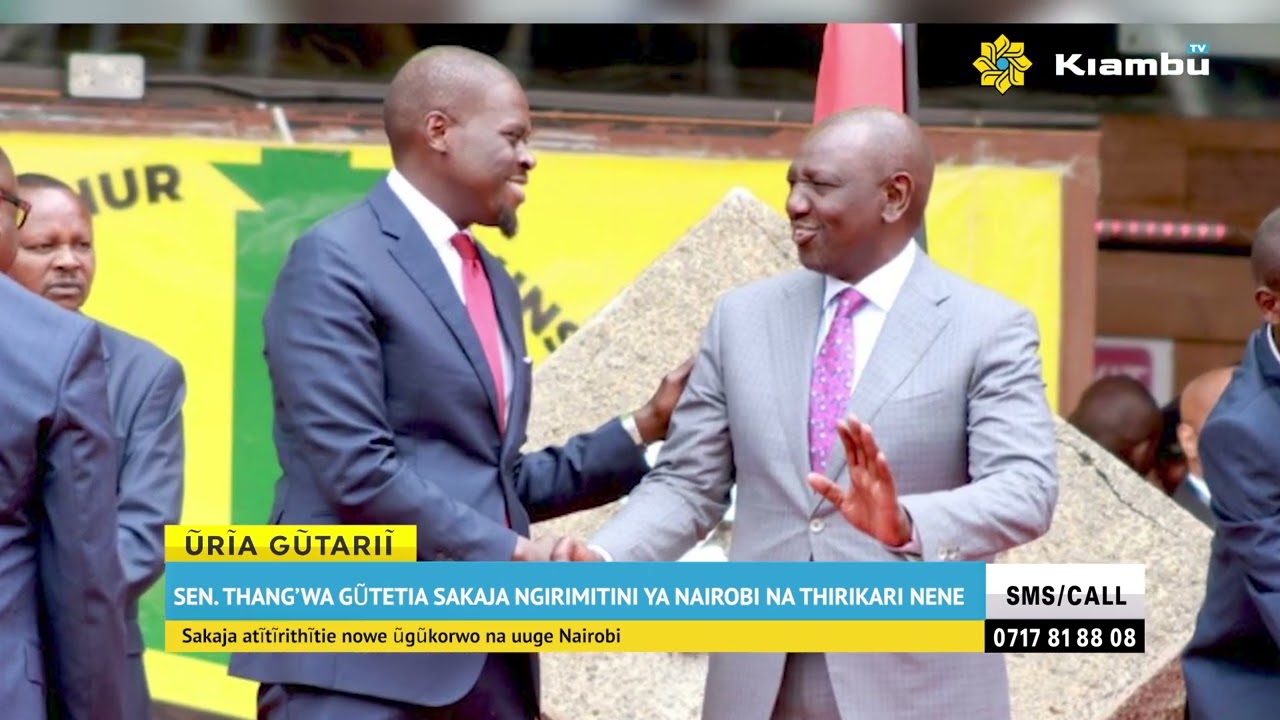 Senator Thang’wa challenges Sakaja on Nairobi–National Government Pact