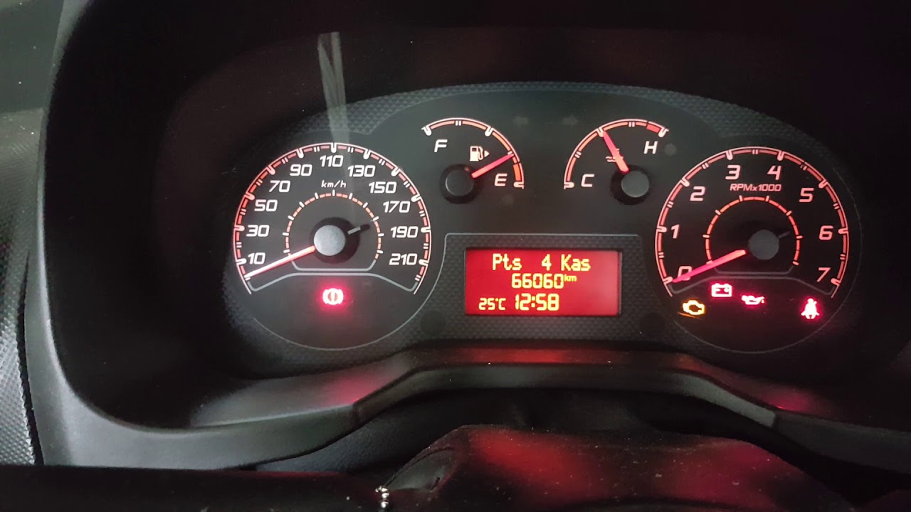 Fiat fiorino motor yağını değiştirin uyarısı sıfırlama