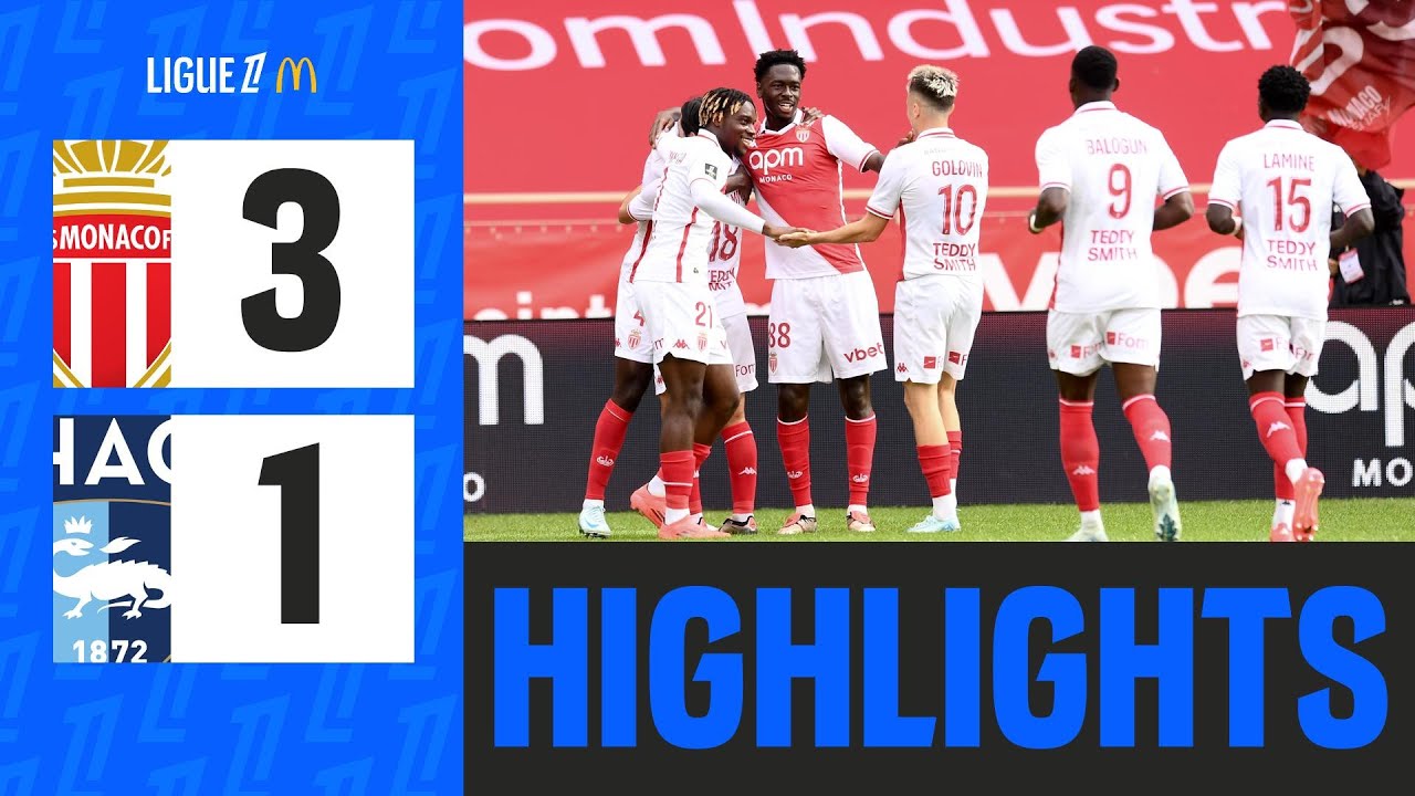 AS MONACO - HAVRE AC (3-1) - 5&egrave;me journ&eacute;e - Ligue 1 McDonald's 24/25