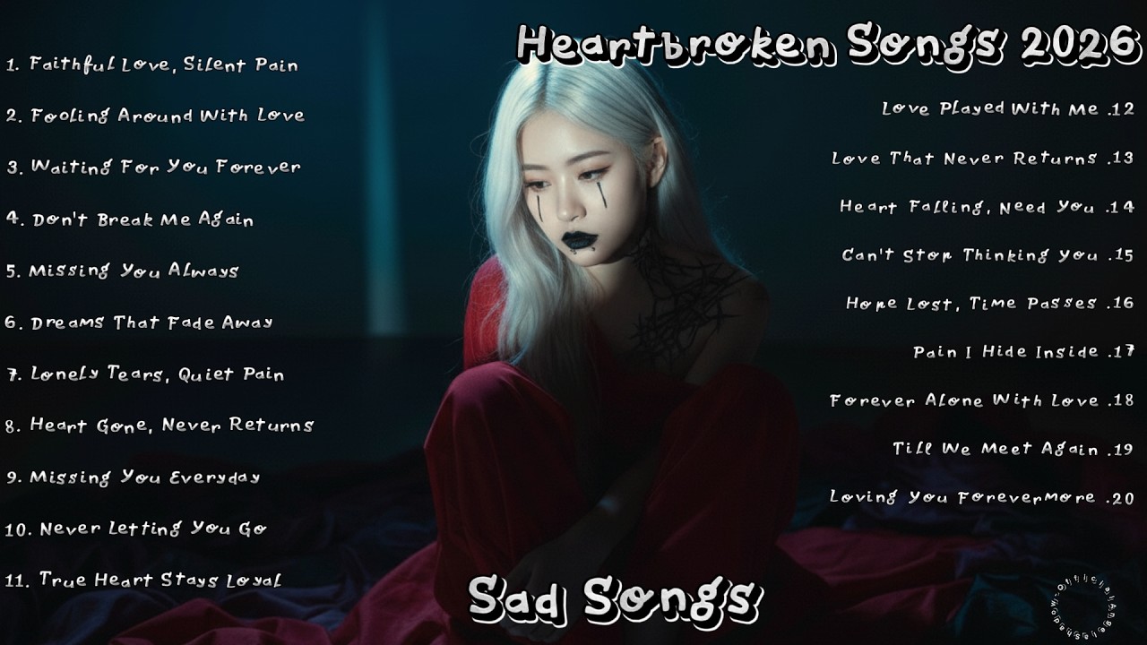 Heartbreak English Songs 2026 💔 | AngelaShadow | Sad Love Songs Full Playlist