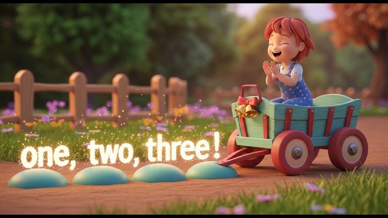 Jingle Wagon Willow 🛺🎵 Passeio Animado com Click Clack | Música Infantil para Bebês e Crianças