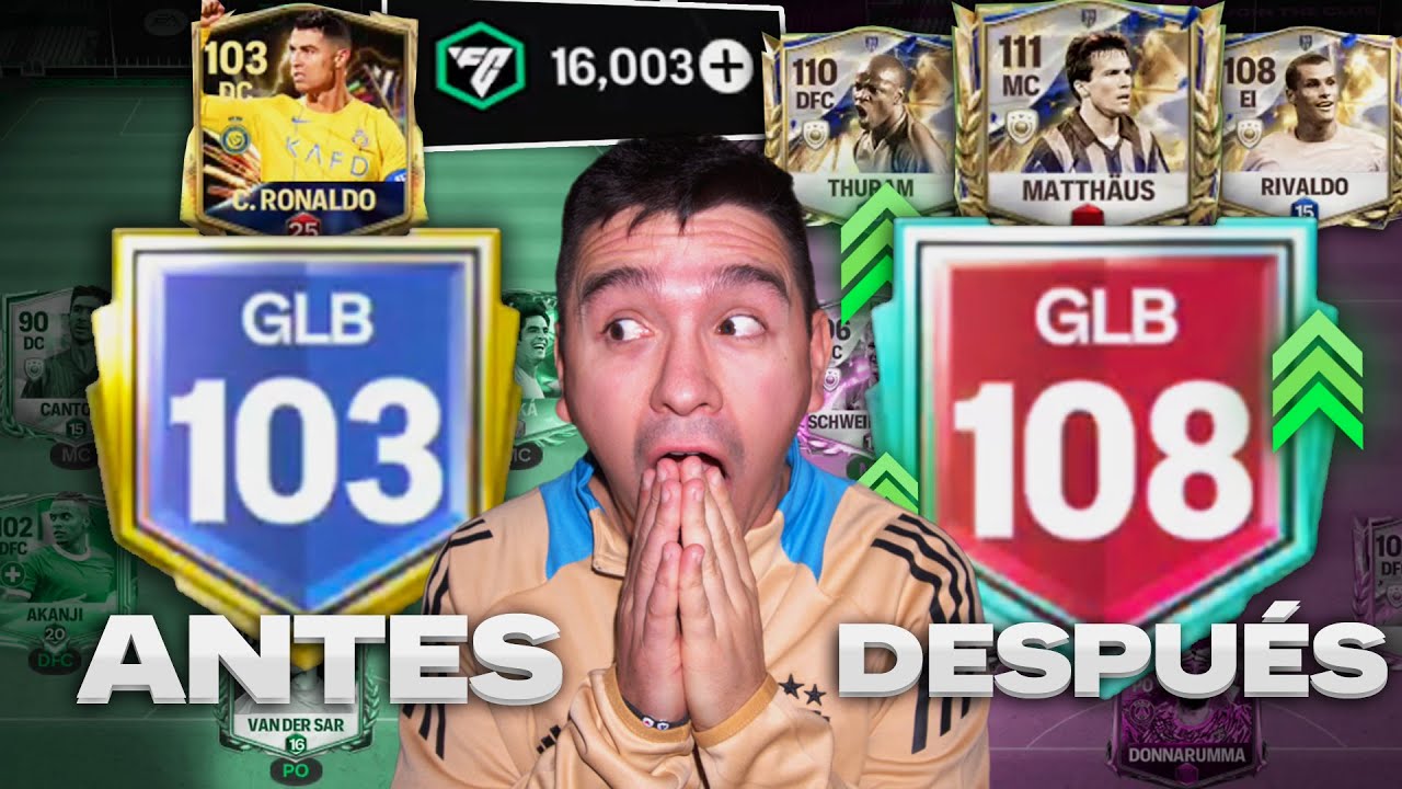 🎁 REGALO 2 ICONOS 107 GRL Y 16,000 FC POINTS EN EL MEJORANDO CUENTAS A SUSCRIPTORES !!!
