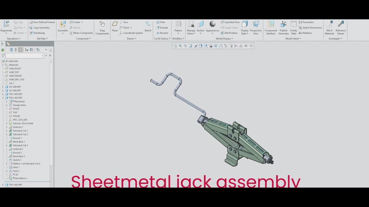 CREO   NC Sheetmetal Captions No Audio