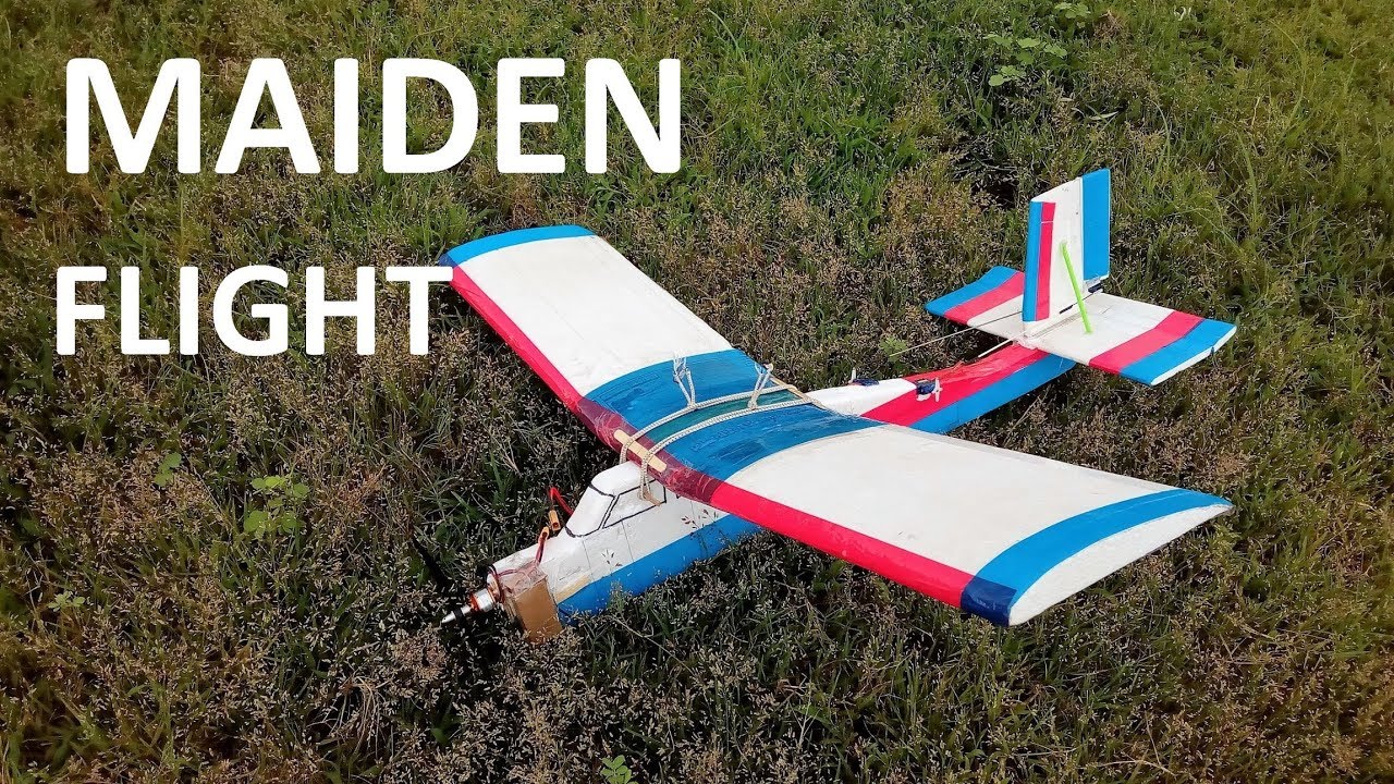 Simple RC Plane Maiden Flight