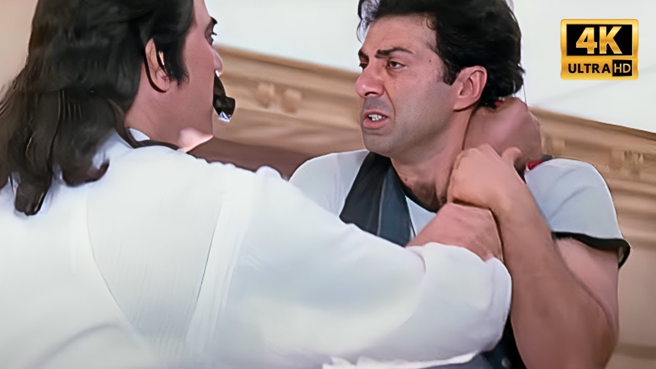 तुम पहलवान नहीं राजा साहब के पालतू कुत्ते हो | Sunny Deol, Farida Jalal | Ajay Movie | Best Scenes