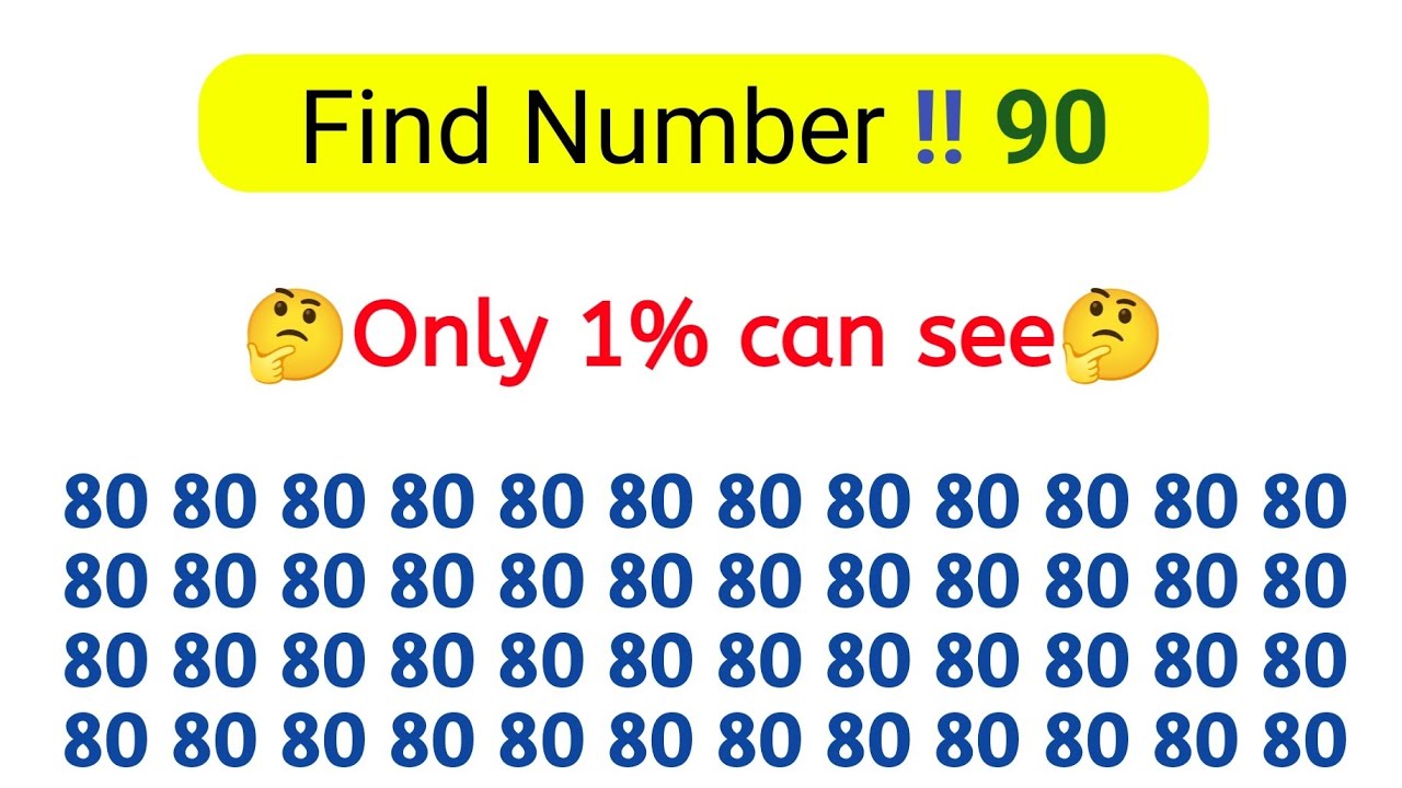 Find 👉 90 | IQ Puzzle | Brain Test #iqtest #iqchallenge #iq #ias #ssc #puzzle