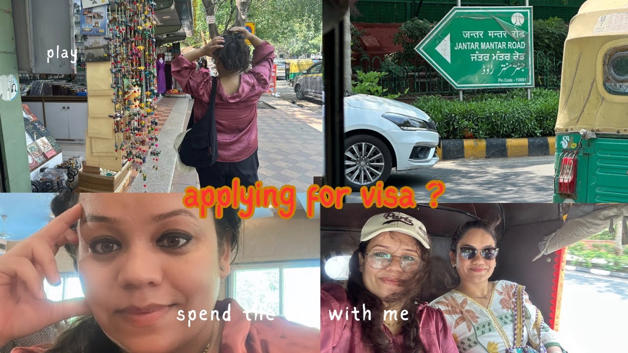 Let’s apply for London visa ✌️|| who is going ? Delhi market explore 😍