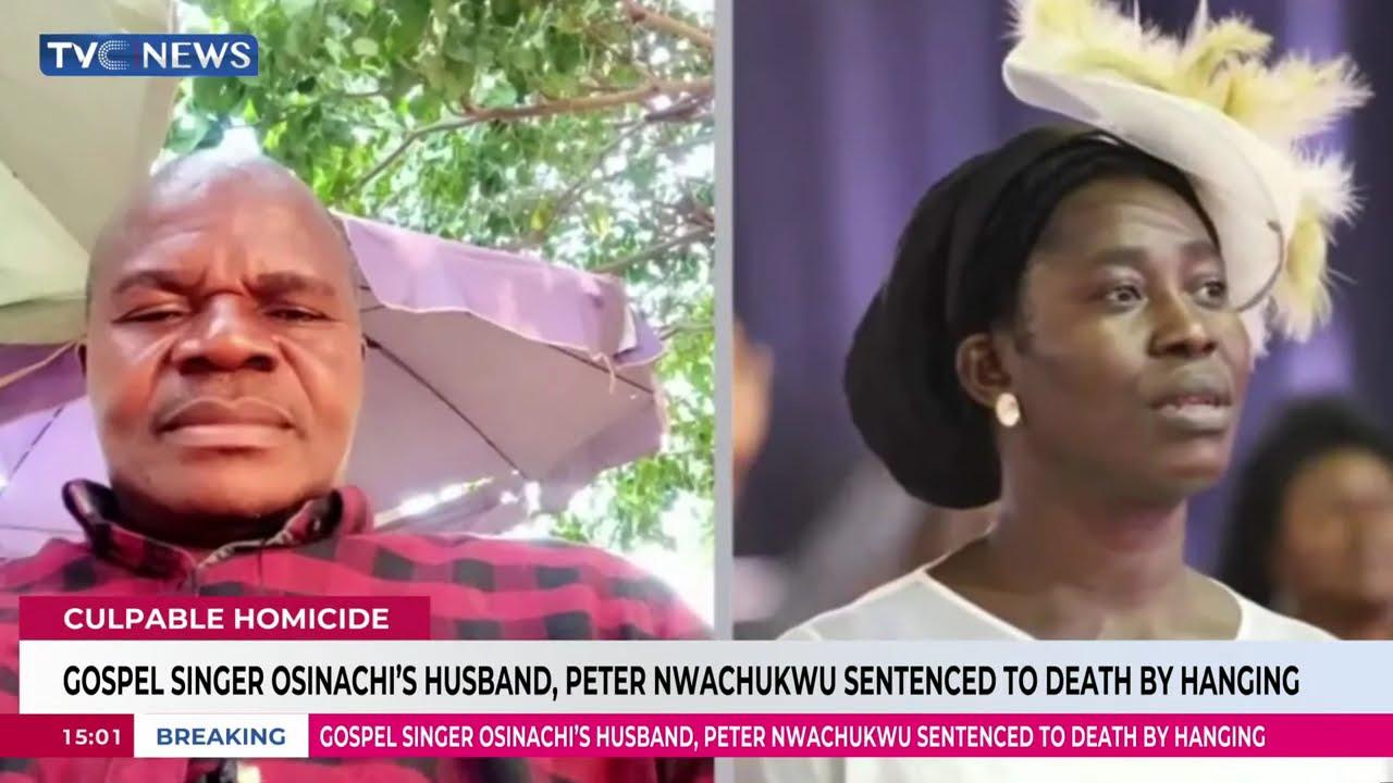 BREAKING: Gospel Singer Osinachi's Husband, Peter Nwachukwu Sentenced To Death By Hanging