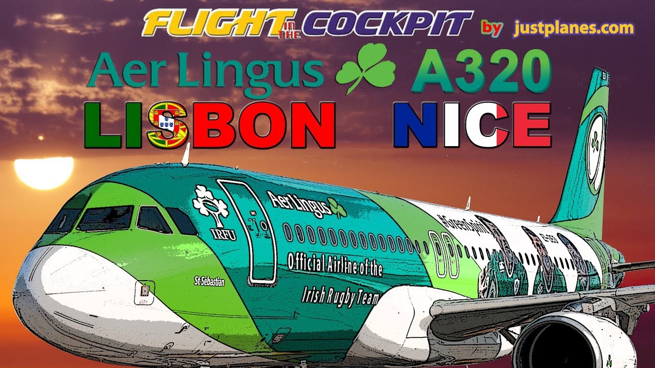 In the Cockpit of AER LINGUS Airbus A320 