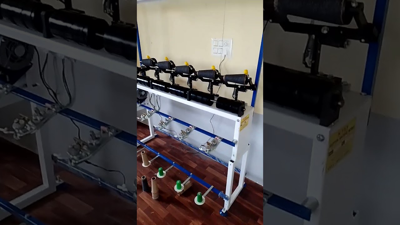 6 Drum cone winding machine - mfrs K-TEX+91 99427 55001 Tamil Nadu - India