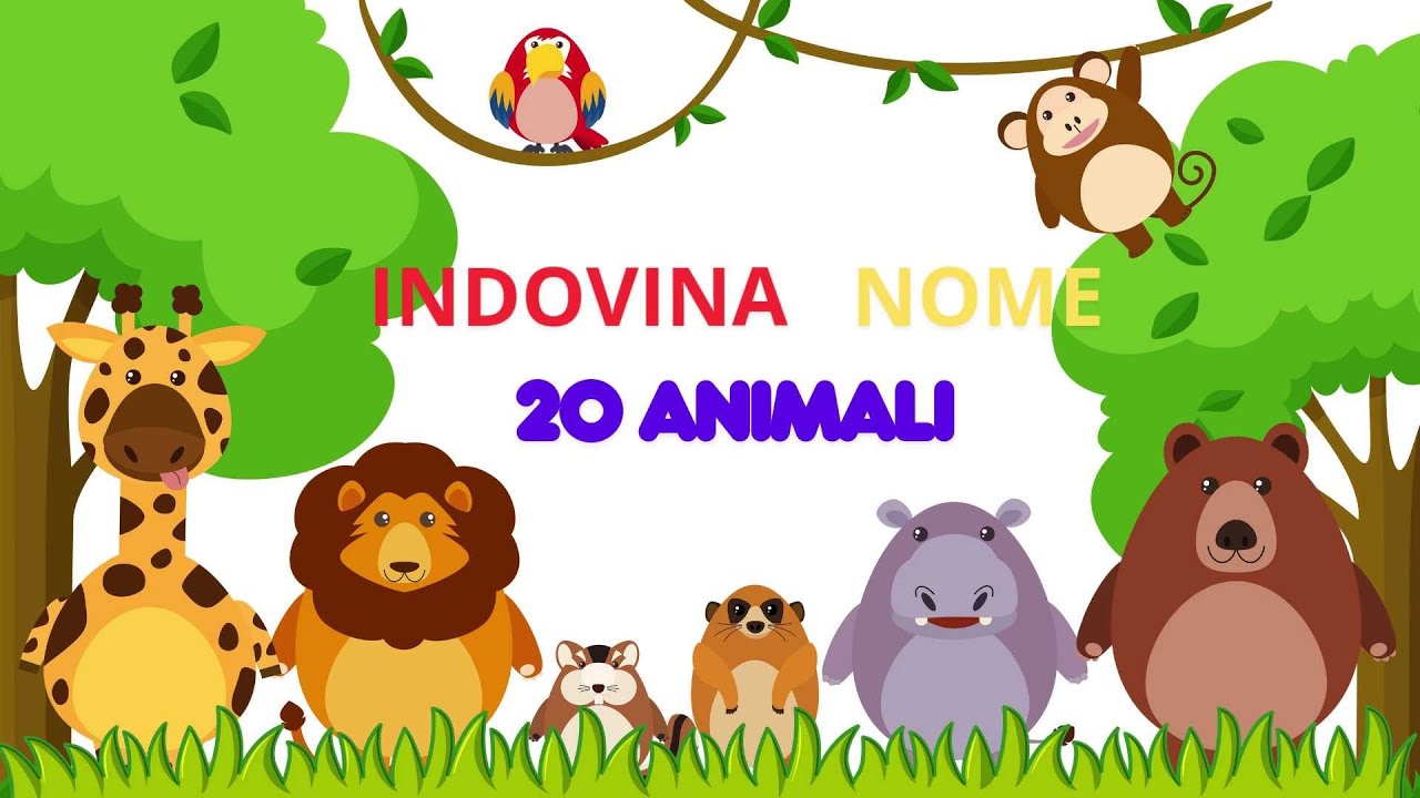 Quiz indovina nome 20 animali