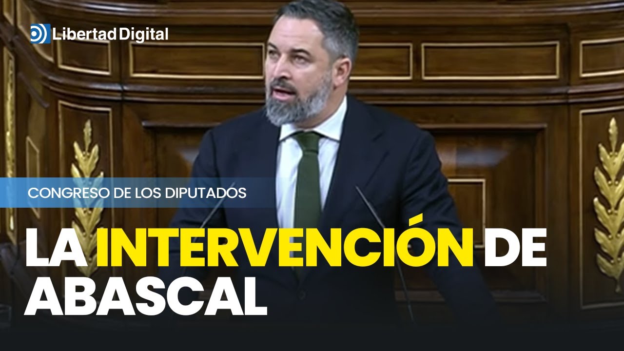 La intervención completa de Santiago Abascal en el Congreso: 