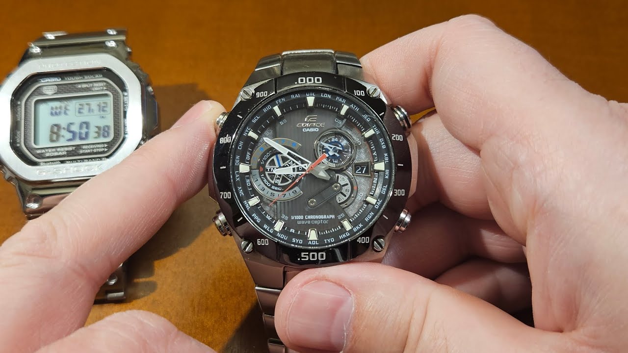 Casio Edifice EQW-M1100DB-1AER - ustawienia zegarka [PL]