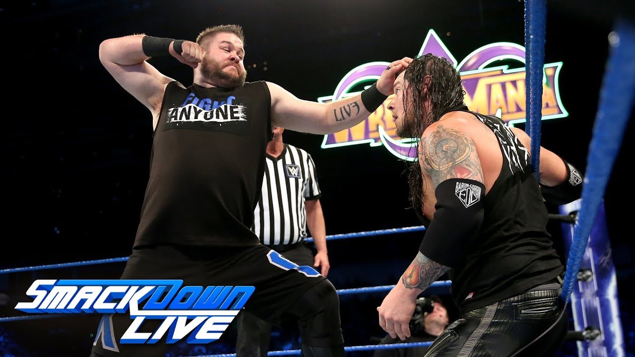 Барон Корбин против Кевина Оуэнса: SmackDown LIVE, 13 февраля 2018 г.