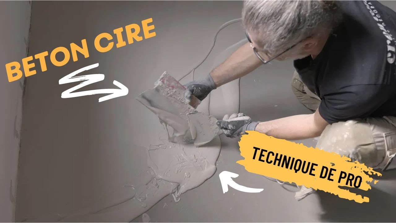 APPLIQUER du B&Eacute;TON CIRE au sol - Cr&eacute;a Concept TUTO (2/2)
