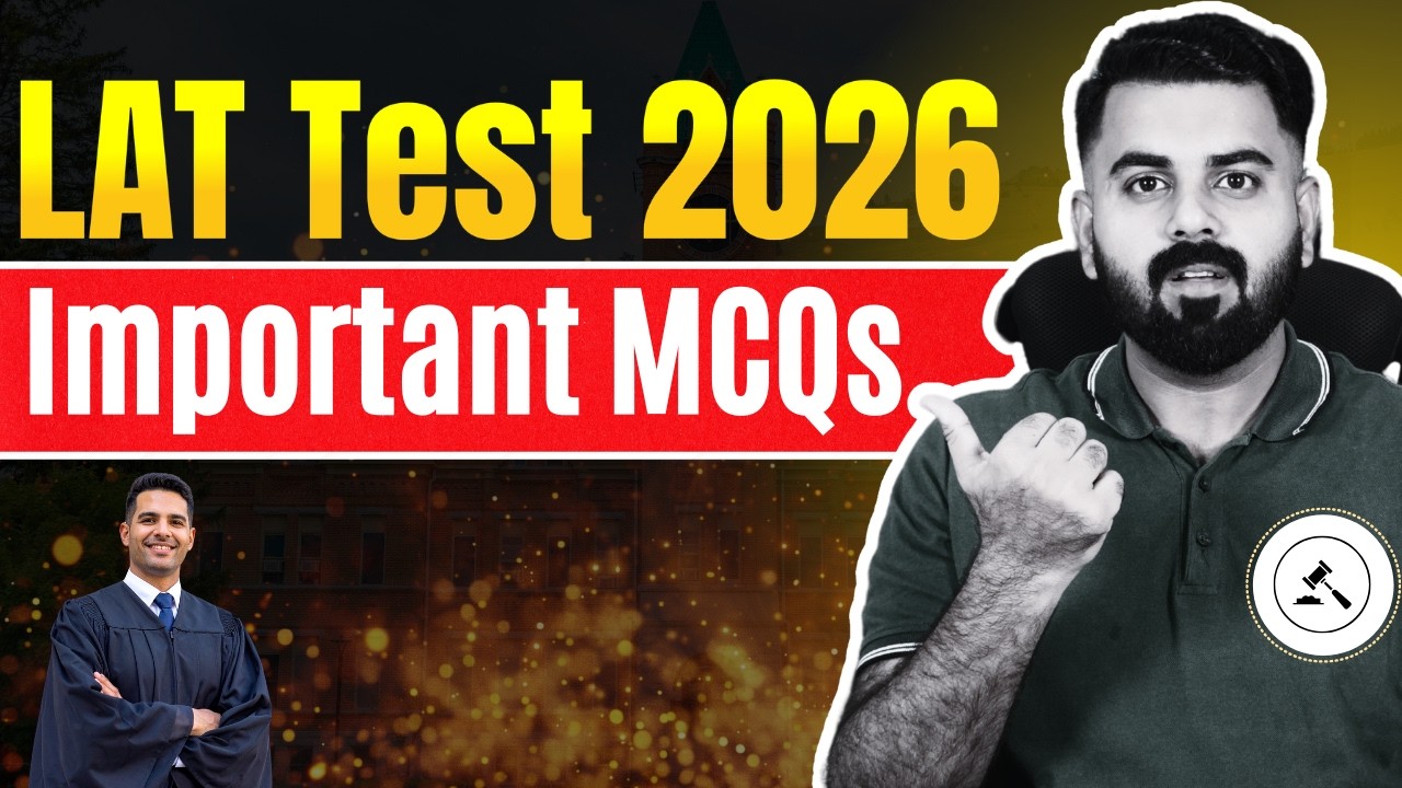 HEC LAT Test 2026 Important MCQs | Law Admission Test (LAT) 2026 Preparation | The Law Channel