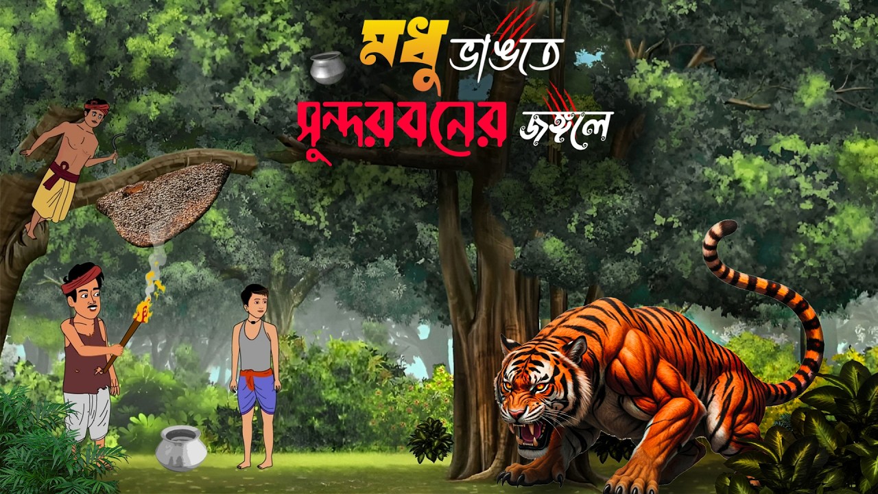দুখে ও মা বনবিবি || Sundarban New Cartoon|| Bagher Cartoon || Tiger Cartoon || New Bangla Cratoon