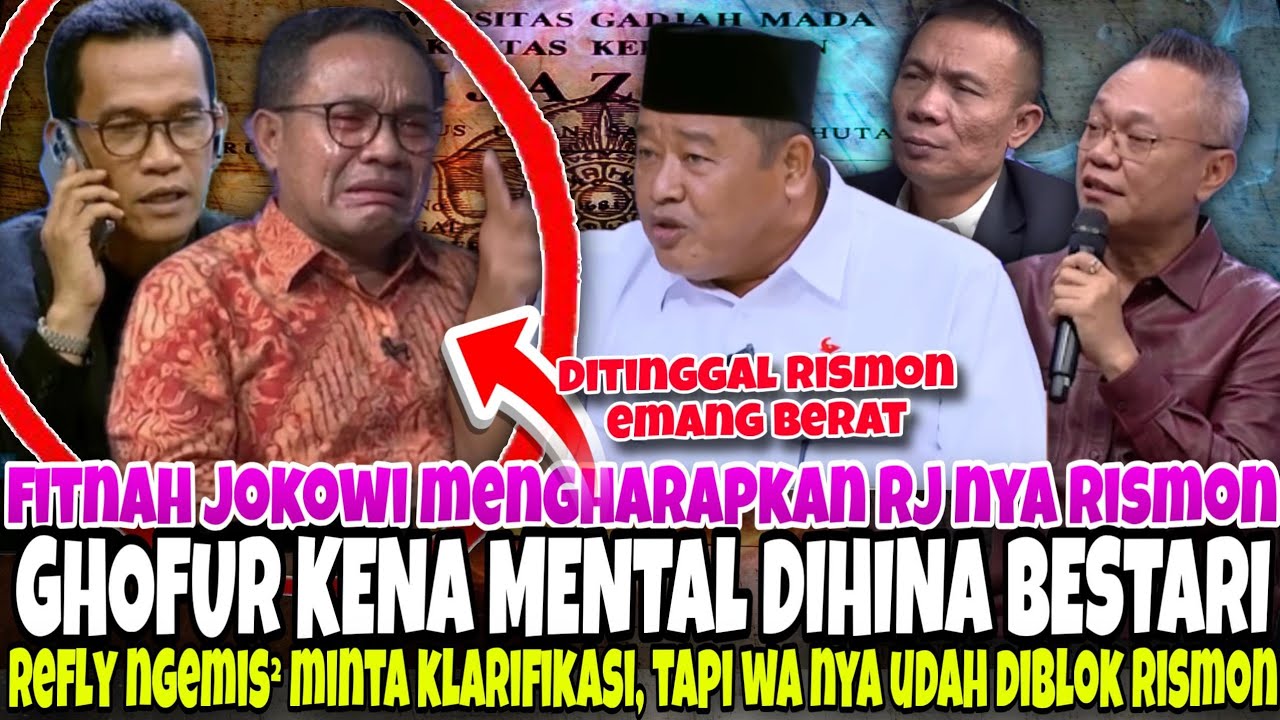 GHOFUR NAHAN TANGIS [LAGI] KRN DIHINA BESTARI BARUS - RESMI‼️BARU KALI INI REFLI HARUN JADI PENGEMIS